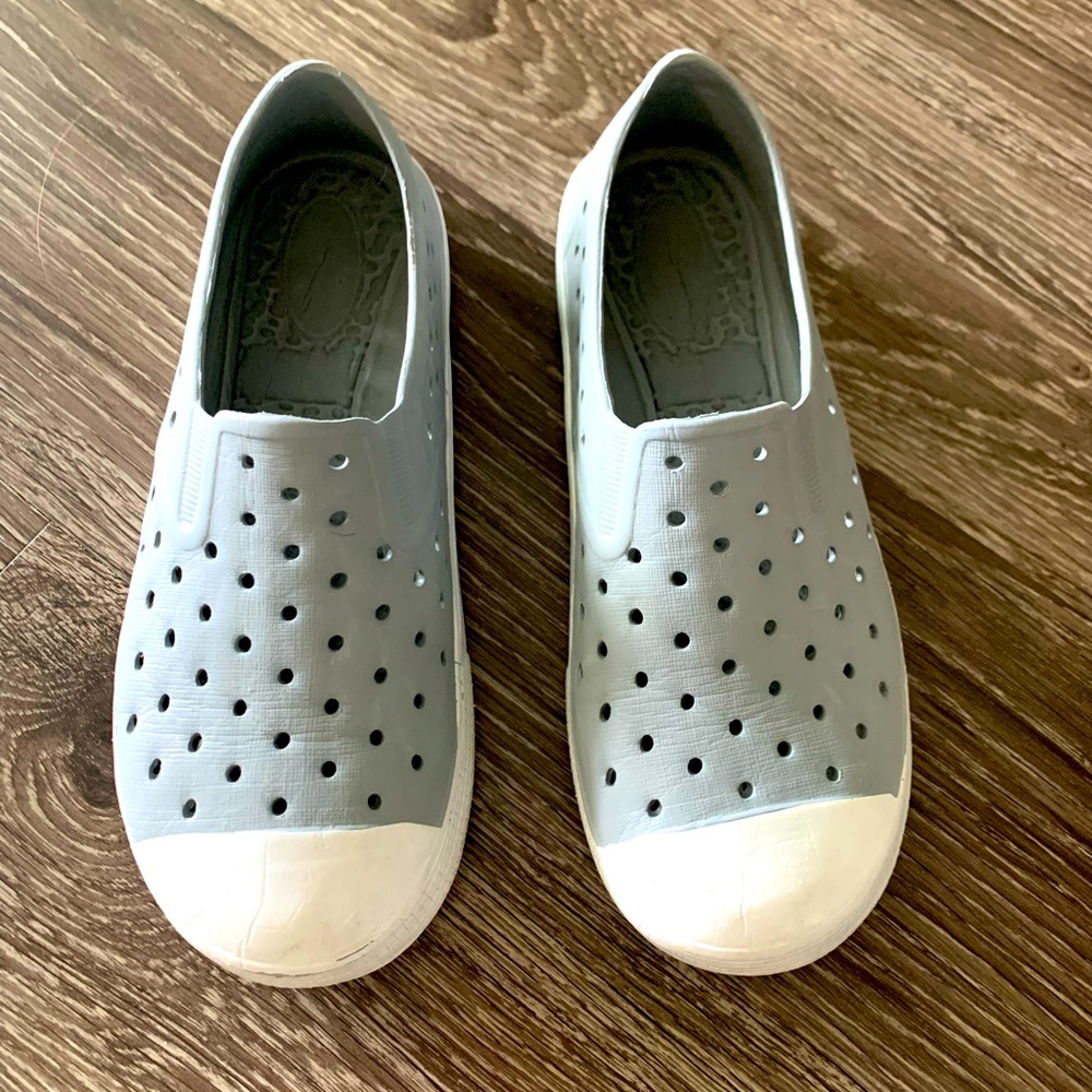 Kids Grey Water Shoes in Size 1 - used condition.